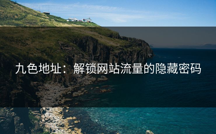 九色地址:解锁网站流量的隐藏密码 九色地址:解锁网站流量的隐藏密码